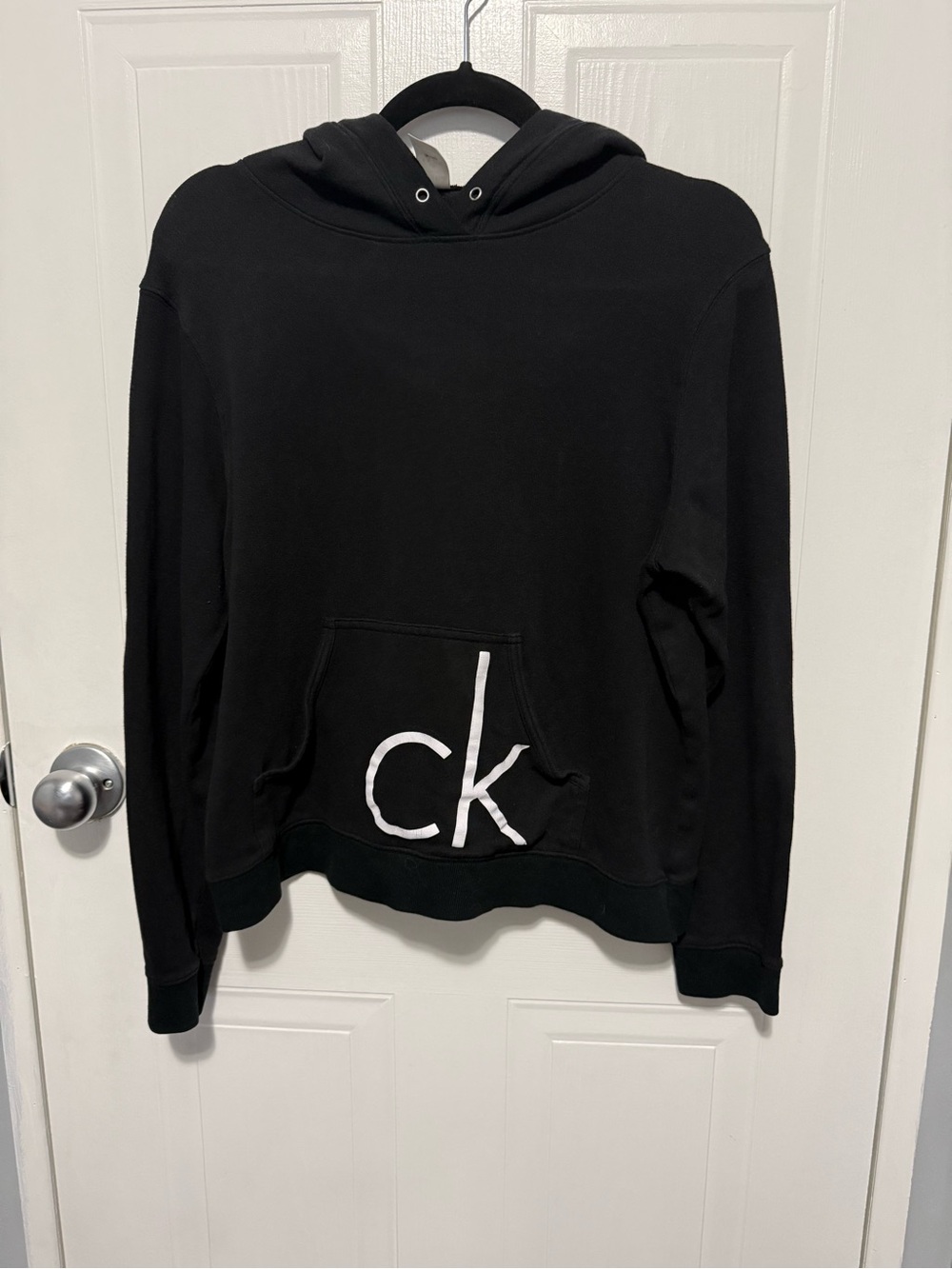 Calvin Klein Black Womens Hoodie with CK Logo